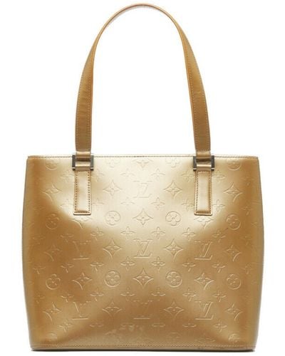 Louis Vuitton Stockton Leather Tote Bag (pre-owned) - Natural
