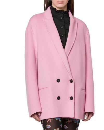 Philosophy Di Lorenzo Serafini Oversized Double Breasted Jacket - Pink