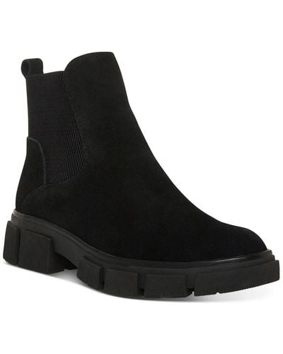Aqua College Priya Suede Waterproof Chelsea Boots - Black