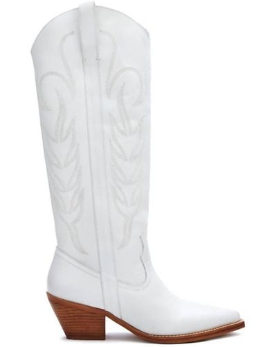 Matisse Agency Western Boot - White