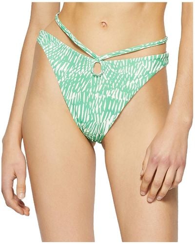 Jonathan Simkhai Stretch String Bikini Swimsuit - Green