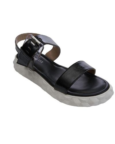 Sesto Meucci Cammy Leather Sport Sandals - Black