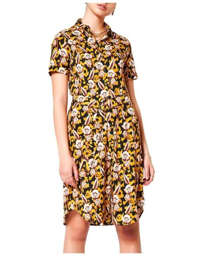 DESOTO Wildflower Print Kim Shirt Dress - Multicolor