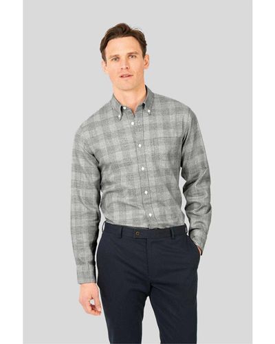 Charles Tyrwhitt Non-iron Twill Slim Fit Shirt - Gray