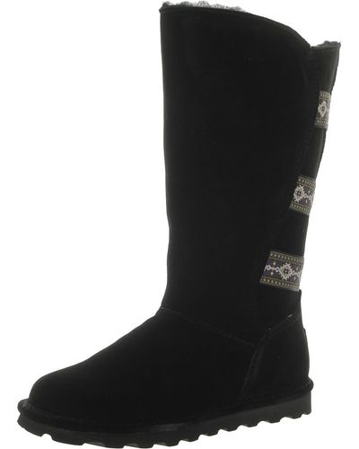 BEARPAW Violet Outdoor Cold Weather Winter & Snow Boots - Black