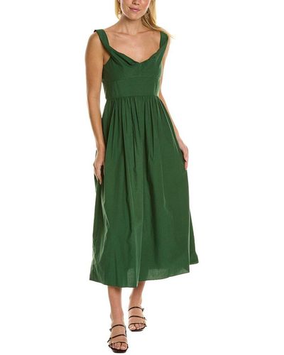 Rebecca Taylor Midi Dress - Green