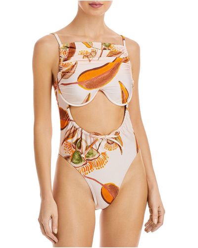 Andrea Iyamah Tiaca Underwire Cut-out One-piece Swimsuit - Multicolor