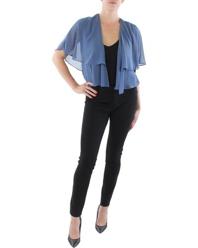 Navy blue top sheer jacket