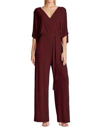 Red Halston Jumpsuits and rompers for Women | Lyst