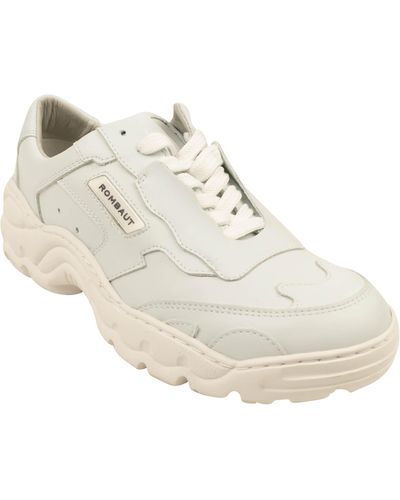 Rombaut Leather Boccaccio Low Sneakers - White