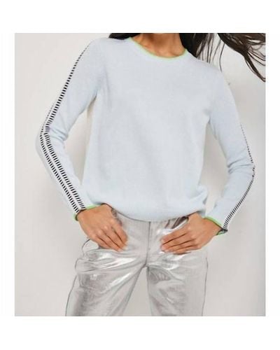 Lisa Todd On Track Top In Ice Almond - Gray