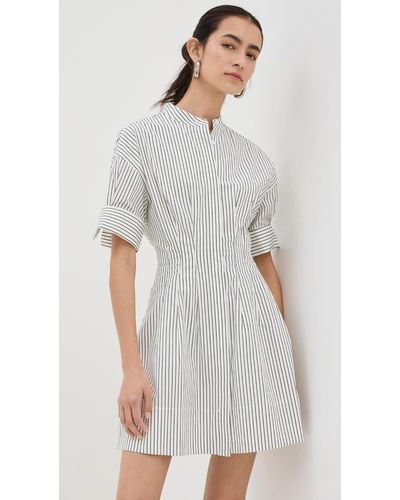 STAUD Mini Lorenza Dress - Gray