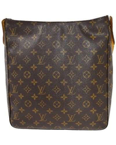 Louis Vuitton Looping Gm Canvas Shoulder Bag (pre-owned) in Green