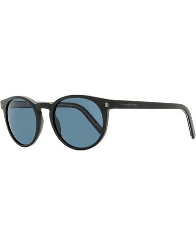 Zegna Pantos Sunglasses Ez0172 01v Black 54mm