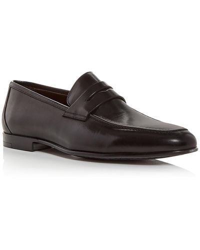 To Boot New York Portofino Faux Leather Loafers - Black