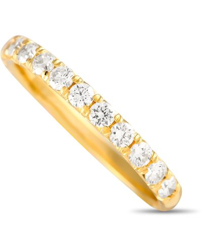 Non-Branded Lb Exclusive 18k Yellow 0.62ct Diamond Ring Mf37-051724 - Metallic