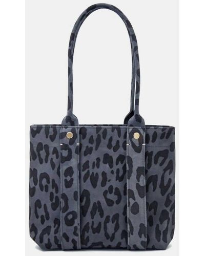 CLARE V. Women's Simple Suede Leather Tote Bag Mini Cat Leopard Print $555  NEW