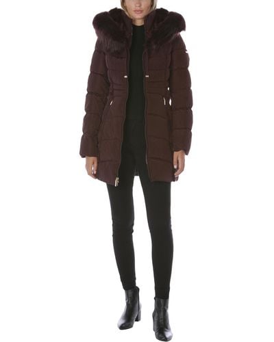 Laundry by Shelli Segal Winter Cold Weather Puffer Coat - Black