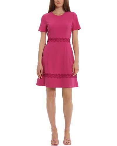 Maggy London Mini Cut-out Cocktail And Party Dress - Pink