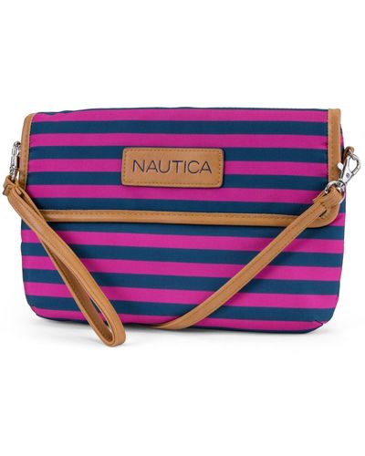 Nautica Nylon Mini Wallet - Purple