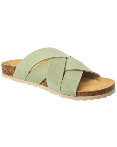 INTENTIONALLY ______ Mighty Suede Sandal - Green