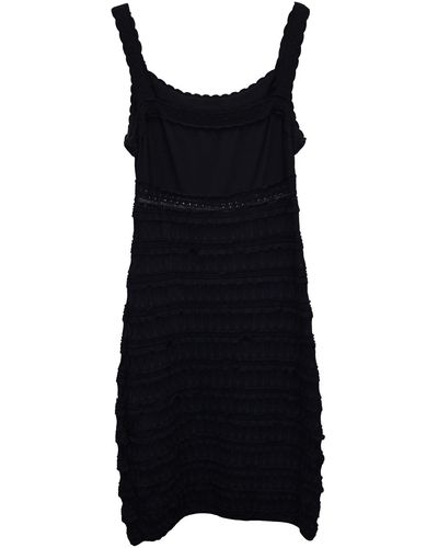 Alaïa Ruffled Bodycon Dress - Black