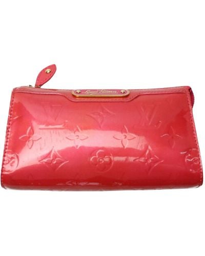 Louis Vuitton Cosmetic Pouch Patent Leather Clutch Bag (pre-owned) - Red