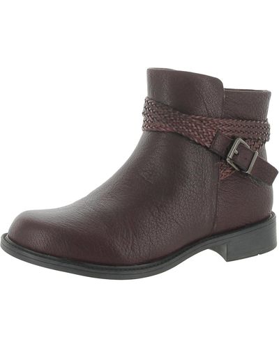 David Tate Skip Padded Insole Buckle Booties - Brown