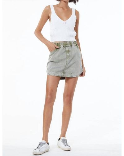 Young Fabulous & Broke Dixie Mini Skirt - Gray