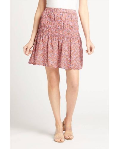 Sanctuary Sweeter Mini Skirt In Meadow Ditsy - Pink