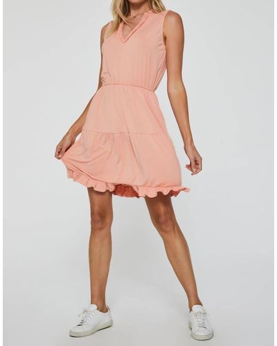 Another Love Elastic Waist Dress - Pink