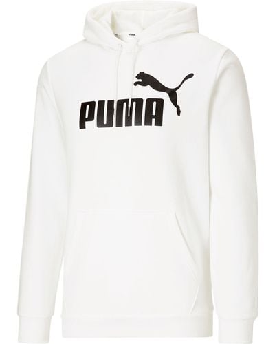 PUMA Essentials Big Logo Hoodie - White