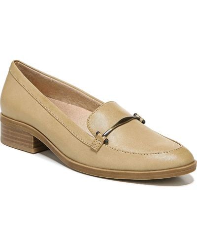 SOUL Naturalizer Ridley Faux Leather Slip On Loafers - Natural