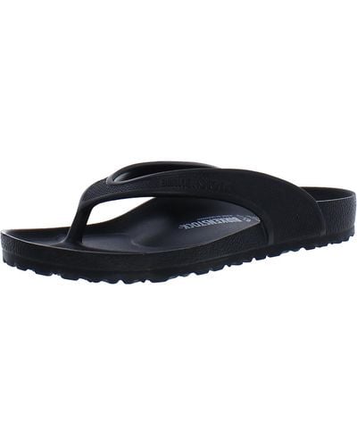 Birkenstock Casual Slip-on Thong Sandals - Black