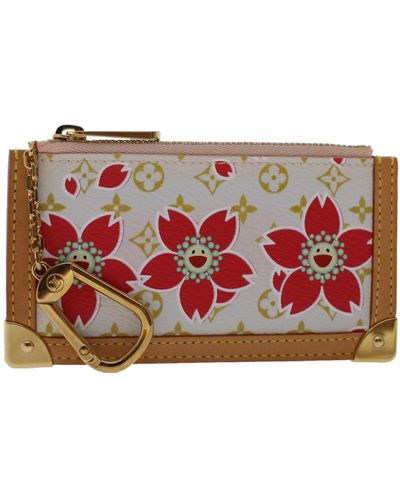 Louis Vuitton Blossom Canvas Wallet (pre-owned) - Red