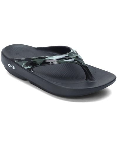 OOFOS Oolala Thong Limited Sandal - Blue
