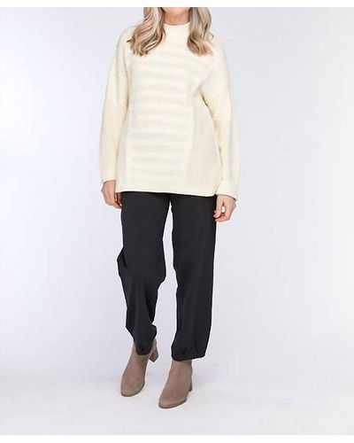 Neon Buddha Pullover Sweater - White