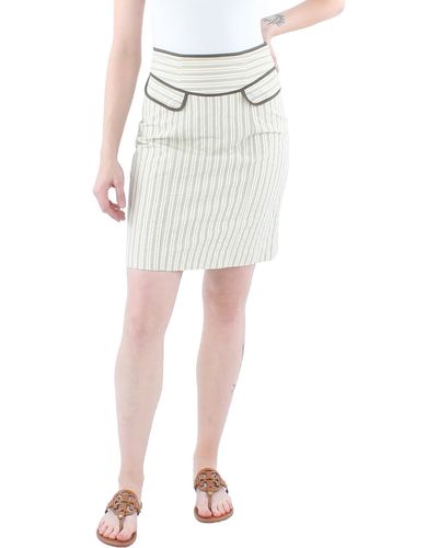 Nanette Lepore Jacquard Striped Pencil Skirt - Multicolor