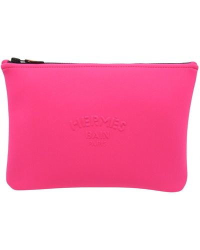 Hermès Cotton Wallet (pre-owned) - Pink