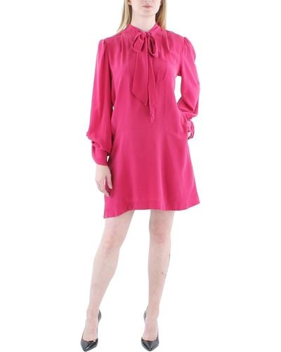Joie Billie Silk Short Mini Dress - Pink