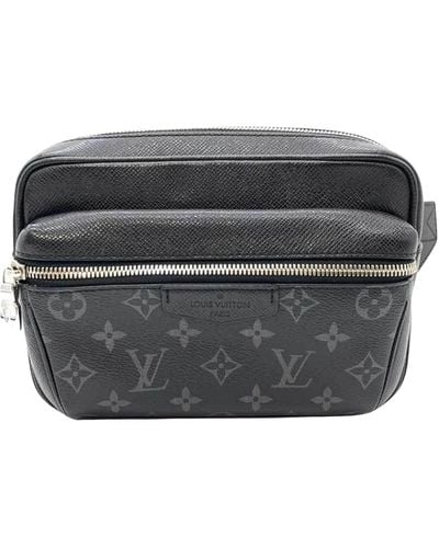 Louis Vuitton Bum Bag Canvas Clutch Bag (pre-owned) - Gray