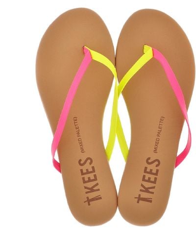 TKEES Mixed Palette Slippers - Orange