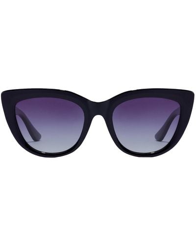 Hawkers B.porter Hbpo22bgtp Bgtp Cat Eye Polarized Sunglasses - Blue