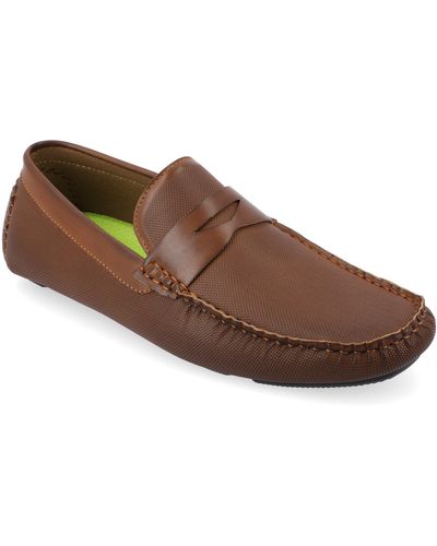 Vance Co. Isaiah Driving Loafer - Brown