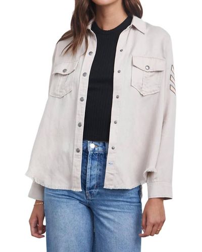 Rails Loren Shirt Jacket - White