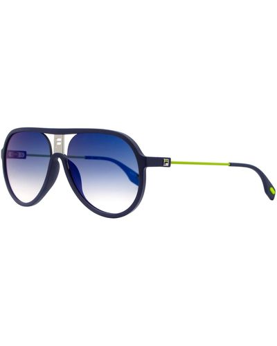 Fila Pilot Sunglasses Sf9363 R22b Matte 59mm 9363 - Blue