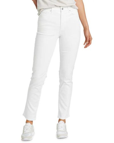Eddie Bauer Revival High-rise Slim Straight Jeans - White