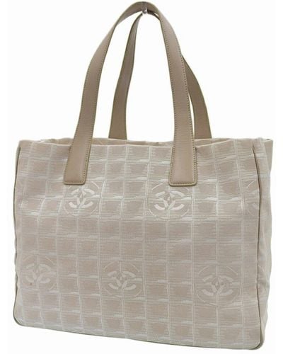 Chanel Synthetic Tote Bag (pre-owned) - Gray