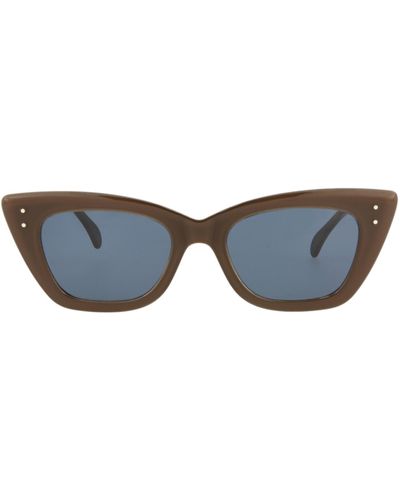 Alaïa Cat Eye-frame Acetate Sunglasses - Blue