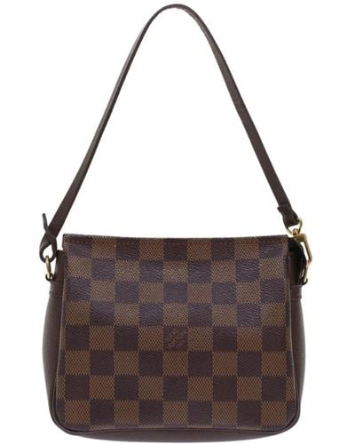 Louis Vuitton Trousse Makeup Canvas Clutch Bag (pre-owned) - Brown